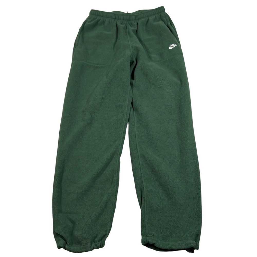 Nike Sportswear Club Winterized Pants Mens Size M Green Bungee Hem FZ0899-323
